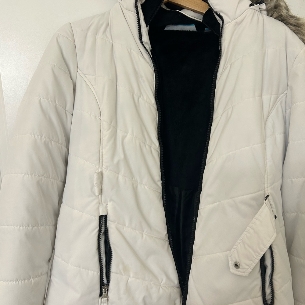 Women's White Winter Jacket